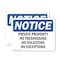 Signmission Private Property No Trespassing No Soliciting OSHA Notice Sign, Vinyl Decal, 7in W x 5in L, 2PK OS-2PACK-NS-D-57-L-17850 - alternate 1